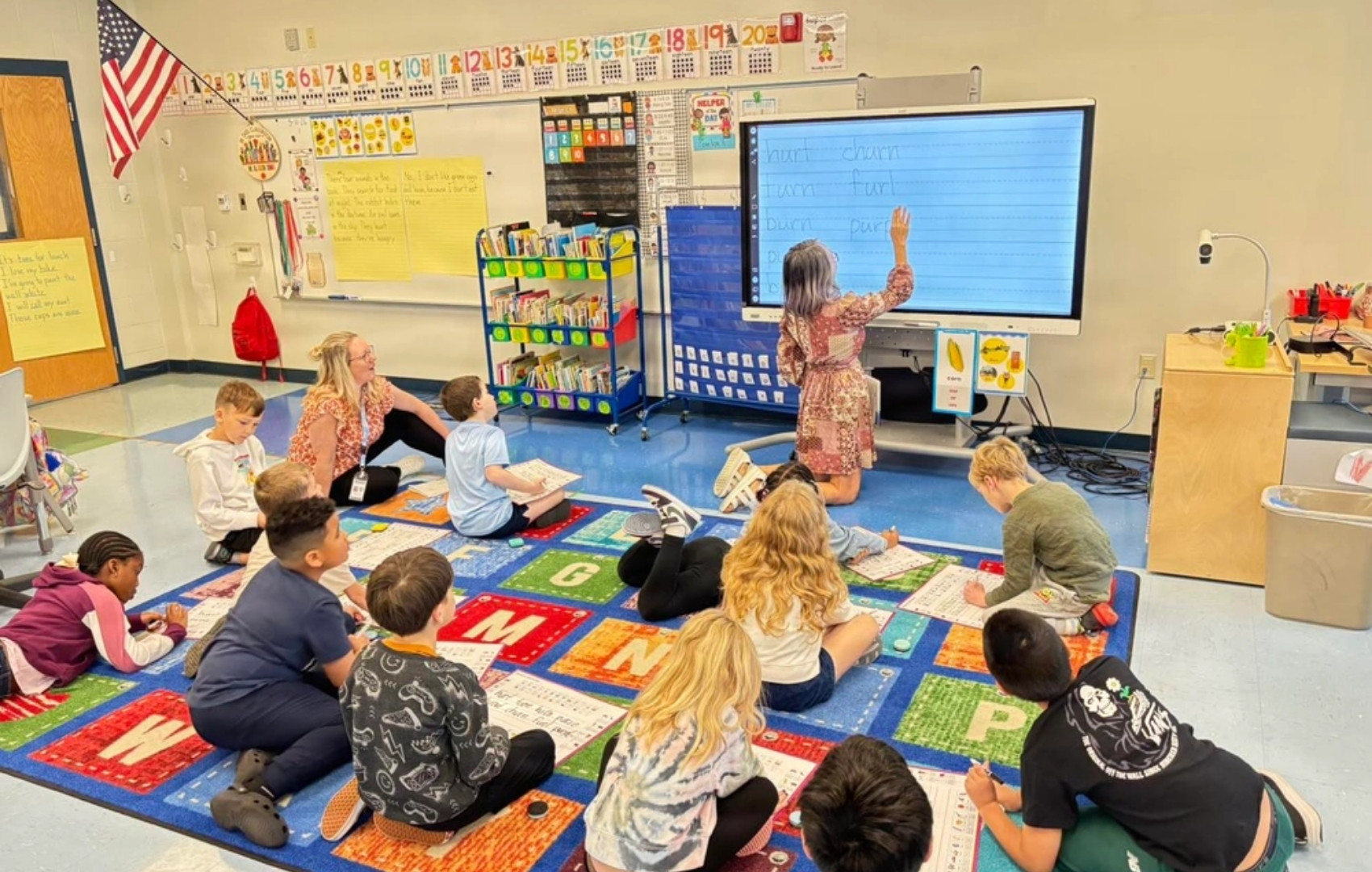 First-grade teachers at DoWEA Elliott Elementary build strong reading foundations through phonics